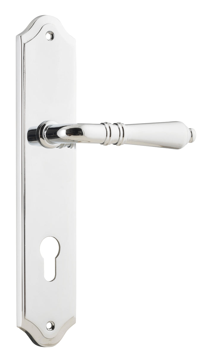 Sarlat Lever - Shouldered Backplate Polished Chrome