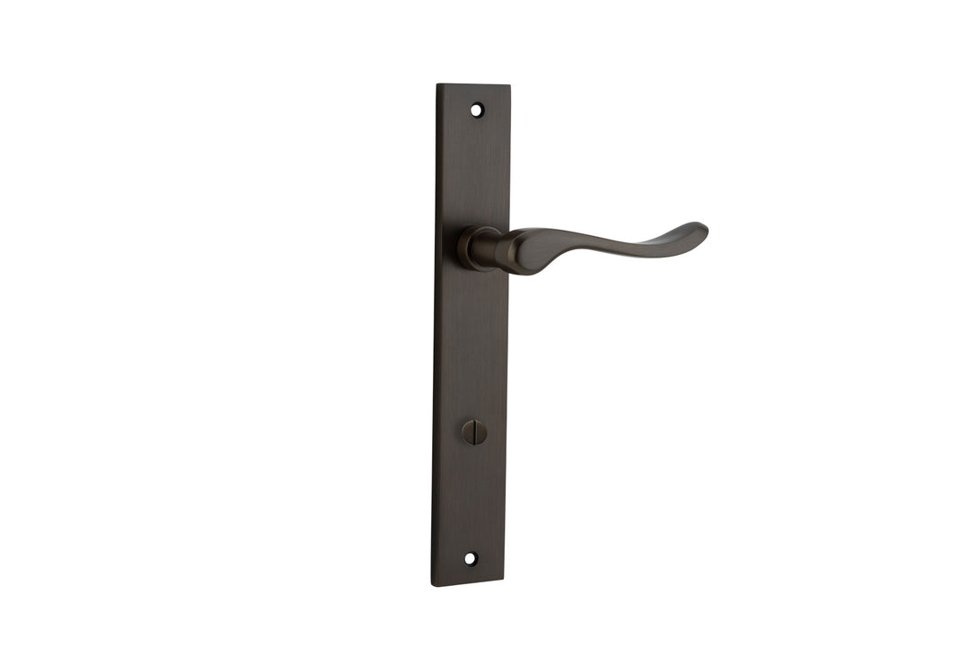 Stirling Lever - Rectangular Backplate Signature Brass