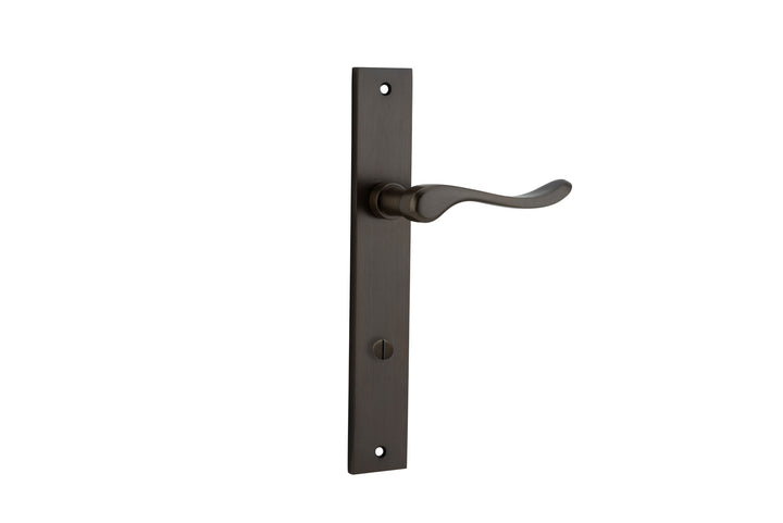 Stirling Lever - Rectangular Backplate Signature Brass