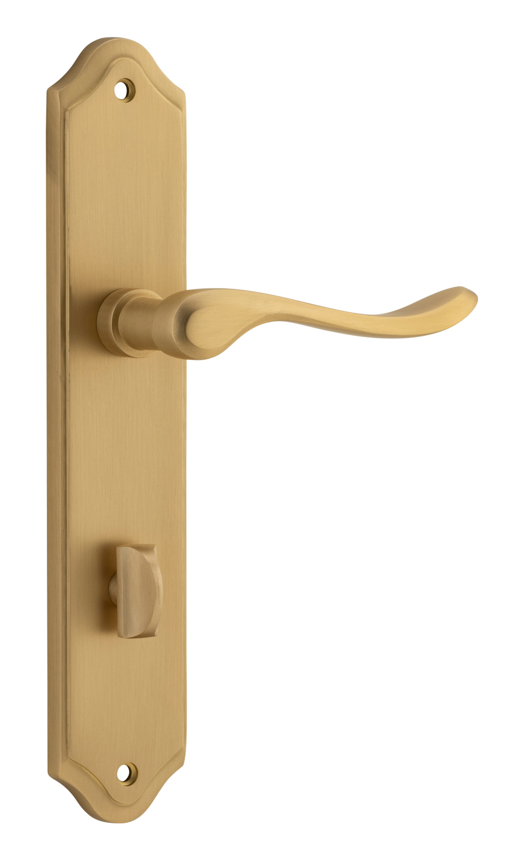 Stirling Lever - Shouldered Backplate Brushed Brass
