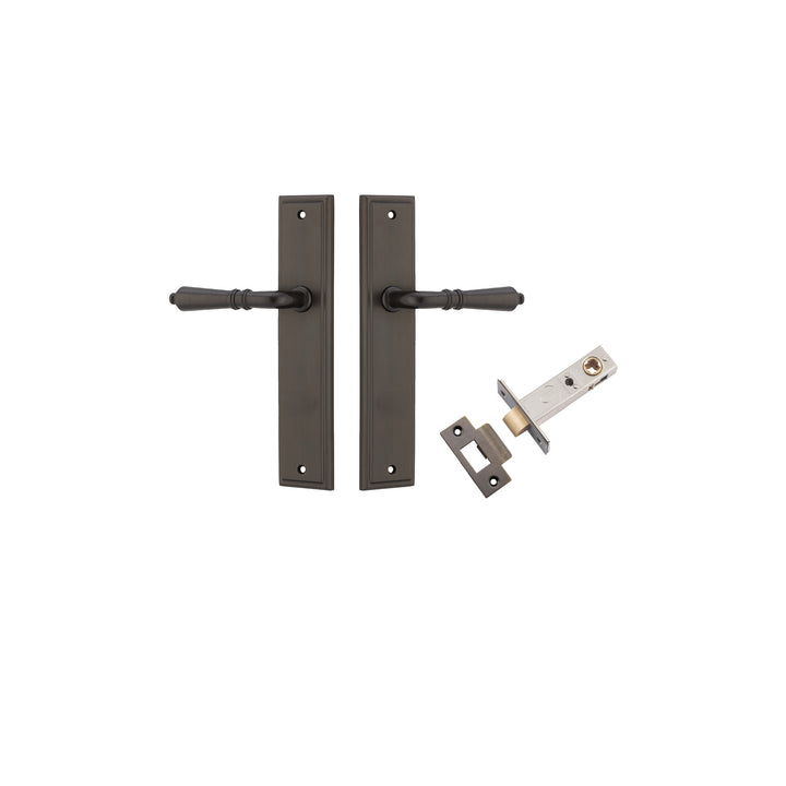 Sarlat Lever - Stepped Backplate Passage Kit Signature Brass