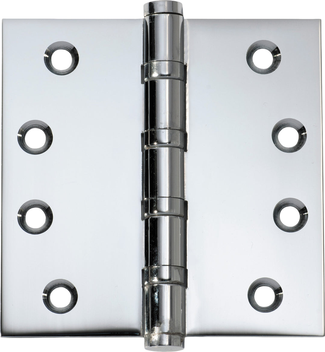 Ball Bearing Hinge - H100xW100mm Chrome Plated