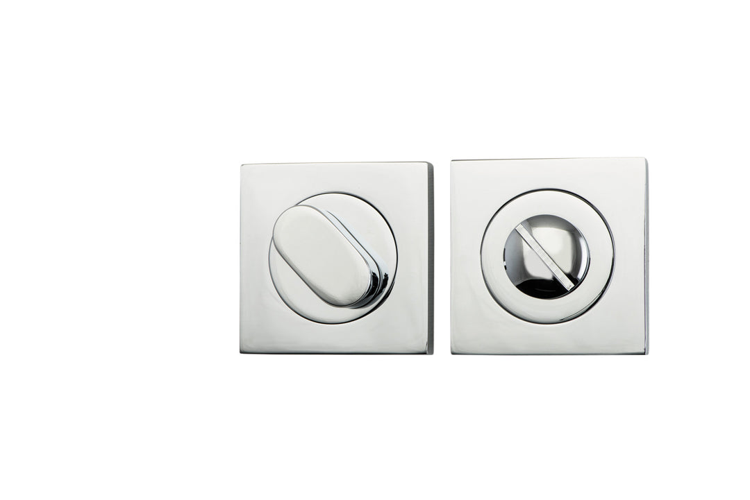 Privacy Turn - Square Polished Chrome