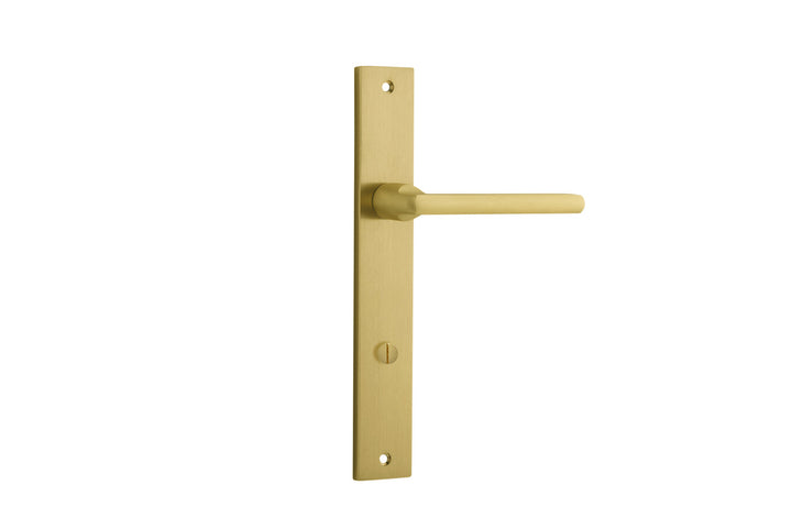Baltimore Lever - Rectangular Backplate Brushed Gold PVD