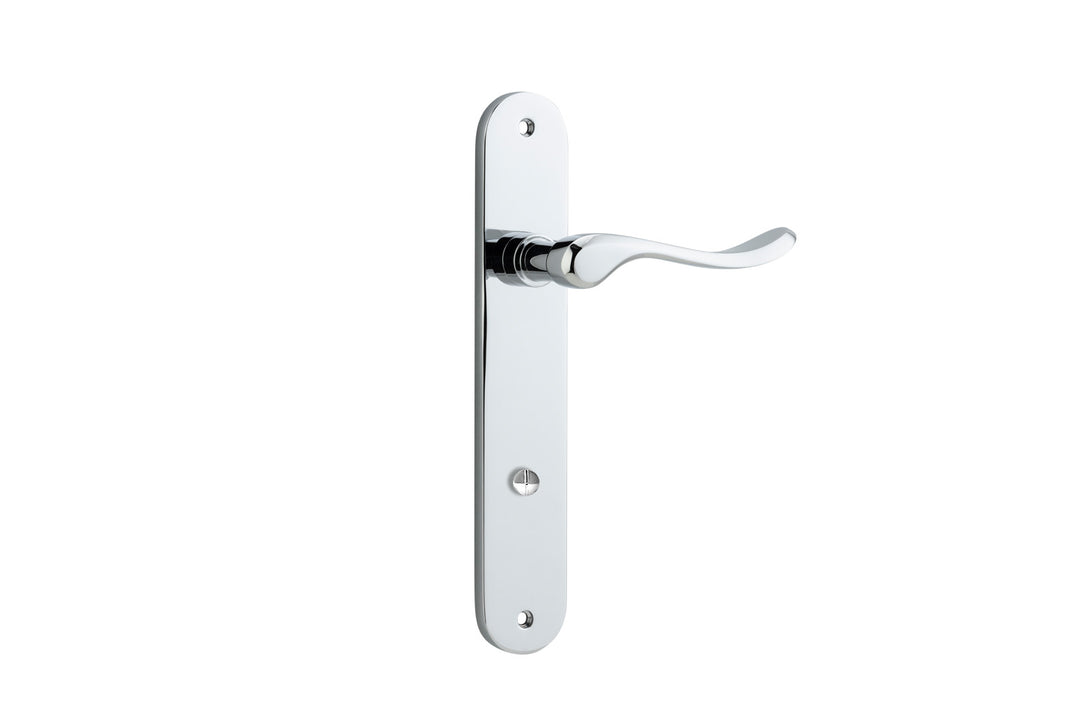 Stirling Lever - Oval Backplate Polished Chrome