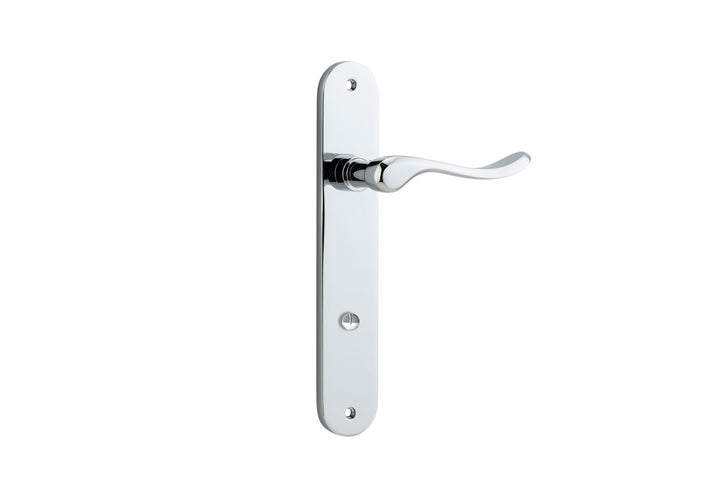 Stirling Lever - Oval Backplate Polished Chrome