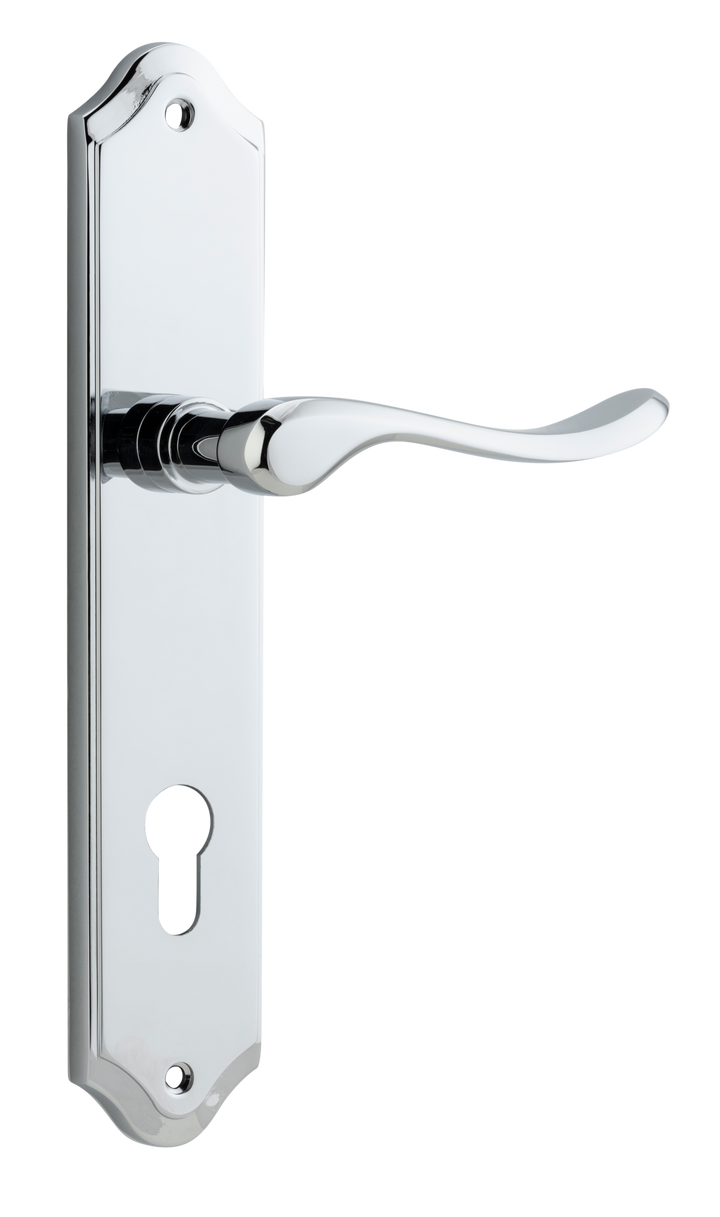 Stirling Lever - Shouldered Backplate Polished Chrome