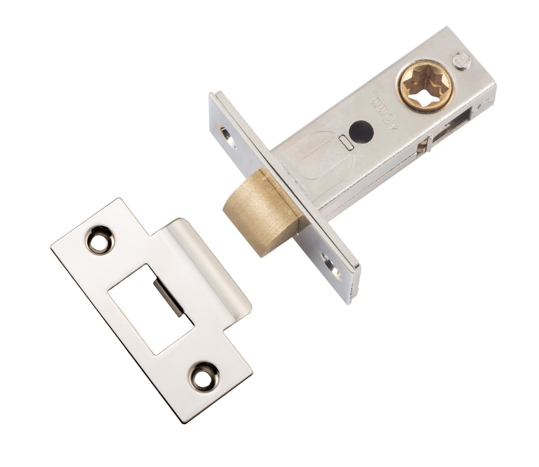 Split Cam Tube Latch - 45mm Backset Polished Nickel
