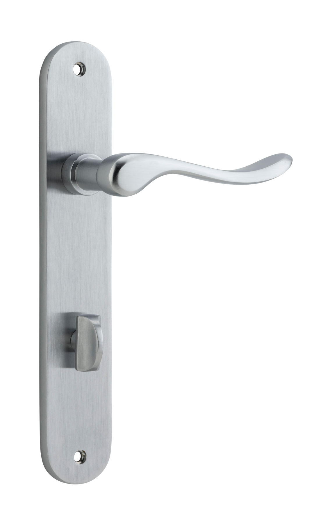 Stirling Lever - Oval Backplate Brushed Chrome