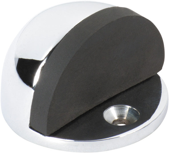 Door Stop Oval Chrome Plated H26xD40mm