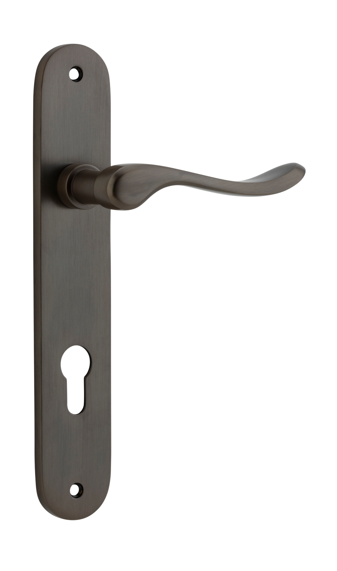 Stirling Lever - Oval Backplate Signature Brass