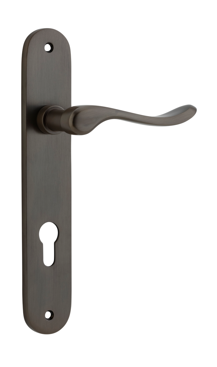 Stirling Lever - Oval Backplate Signature Brass